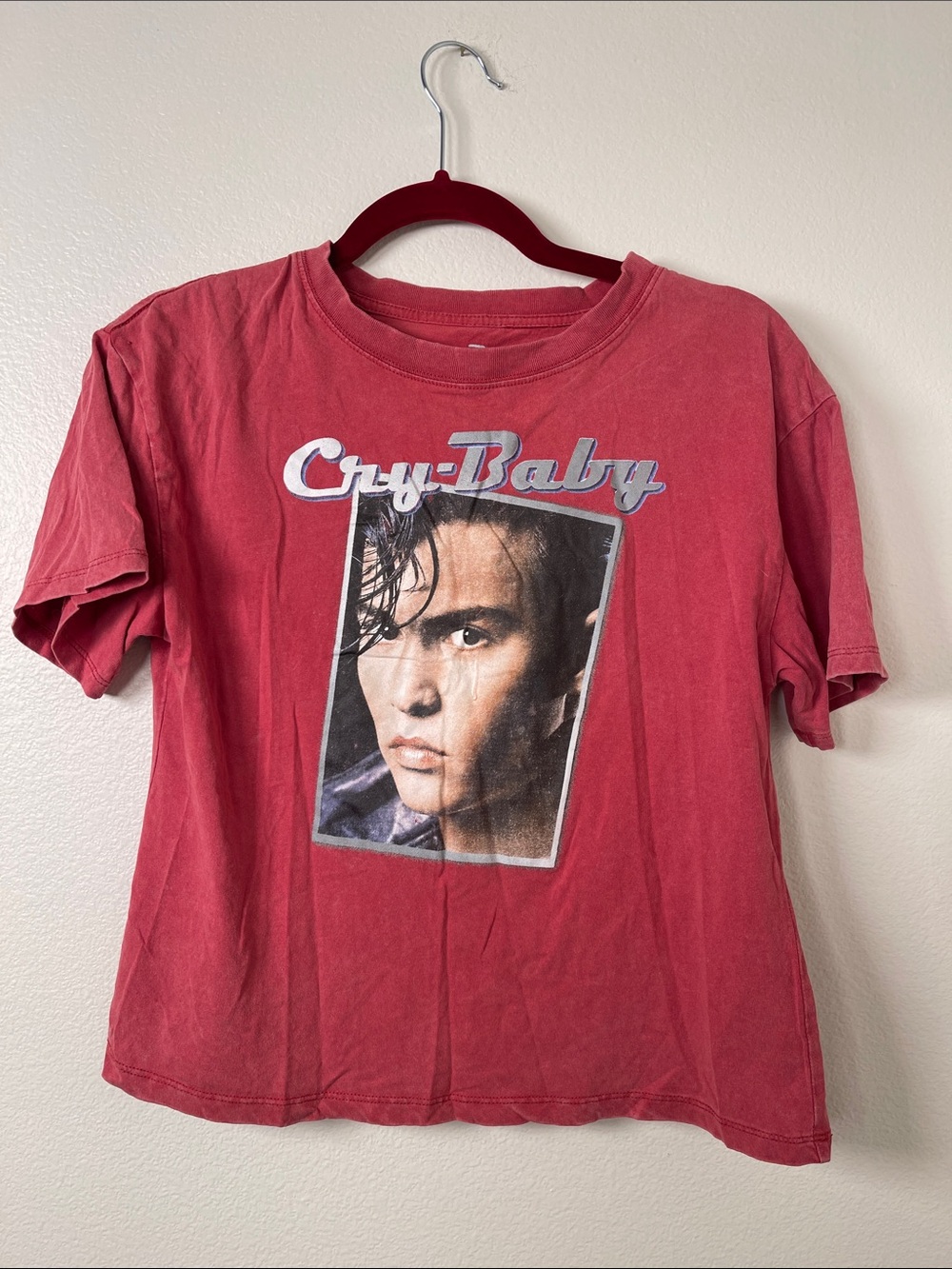 Cry-Baby Graphic Tee - Red